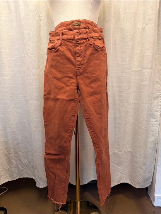 MOTHER Denim - MOTHER High-Rise Rust Corduroy Jeans